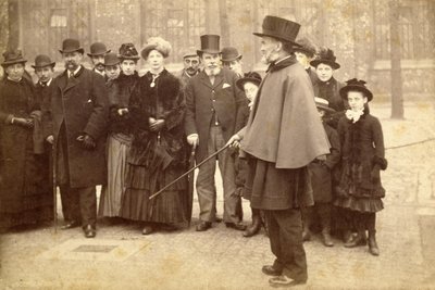 Turistas visitando la Torre de Londres, c.1880 de Unbekannt Unbekannt